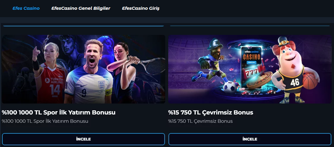 Efes Casino Güncel Giriş